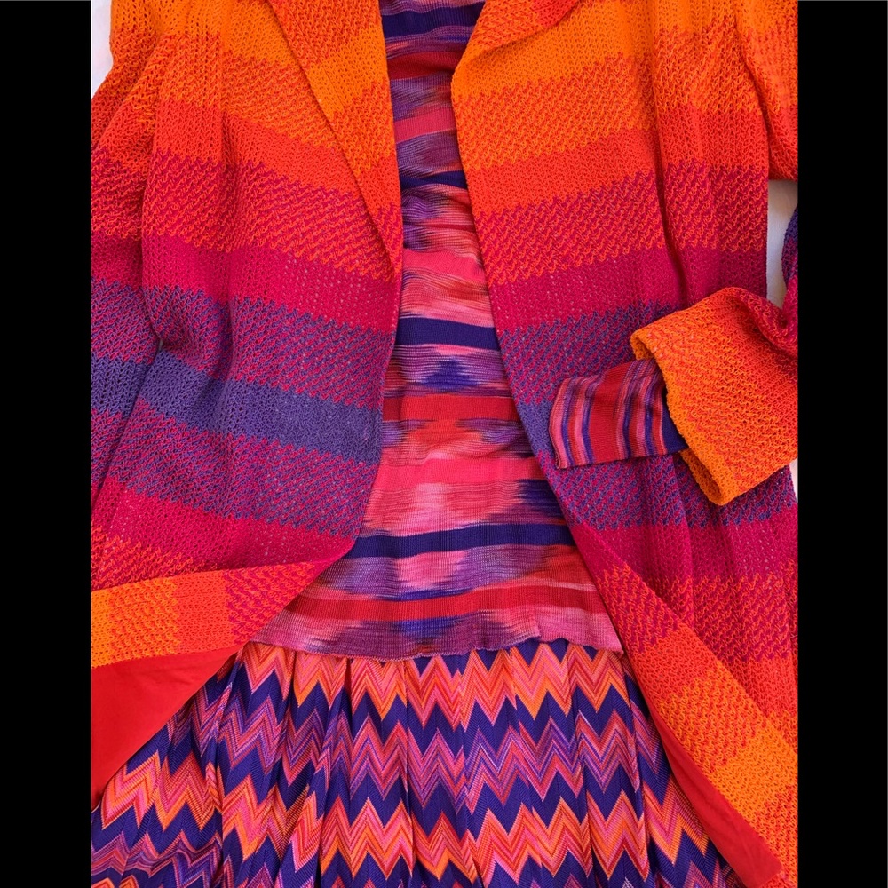 MISSONI 3Pc Knit Suit, 1970’s, Skirt, Jacket, Top